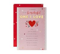 Hallmark Valentines Card for Her, Wife, One I Love Romantic Verse Design