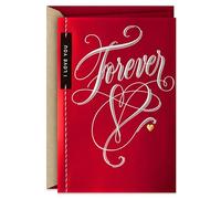 Hallmark Valentine's Day Card for Husband, Wife, Boyfriend, Girlfriend (Forever Lettering)