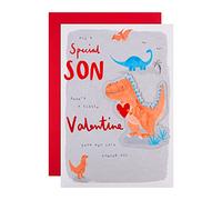 Hallmark Son Valentines Card, Valentines Day Card, Cute Dinosaur Design, Green