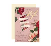 Hallmark Wife Valentines Card, Valentines Day Card, 3D & Pop-up Design, Classic Floral Design, Pink, Red