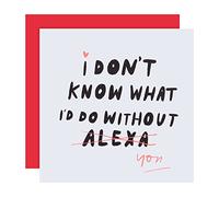 Hallmark Valentine's Day Card - Funny Without You Design, Black & White,25564899