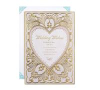 Hallmark Wedding Card - Intricate Traditional Floral Design