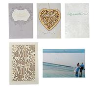 Hallmark Wedding Greeting Cards Assortment (5 Cards, 5 Envelopes)