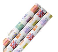 Hallmark Wendy Jones Blackett Design 'Colourful Presents' Wrapping Paper