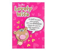Hallmark Wife Birthday Card "Love You" - Medium