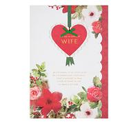 Hallmark Wife Christmas Card 'Festive' - Large