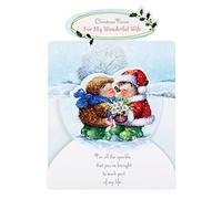 Hallmark Wife Christmas Card 'Wonderful Wife'- Medium