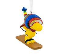 Hallmark Woodstock Skiing Christmas Ornament, Peanuts Comics Decoration, Snoopy Decoration, Hanging Ornament, Gifts for Christmas