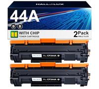 HALLOLUX CF244A 44A Black Toner Cartridges Replacement for HP CF244A 44A Compatible with LaserJet Pro M15w M15a MFP M28w M28a Multifunctional printer (Black, 2-Pack)
