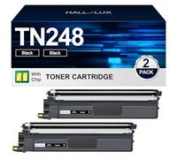 HALLOLUX TN248 Black Toner 248 Compatible with Brother TN-248 Toner TN-248XL for Brother MFC-L3760CDW MFC-L3740CDW DCP-L3560CDW