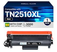 HALLOLUX TN2510XL TN2510 Toner Cartridges Replacement for BROTHER TN 2510 Toner Cartridge Compatible for HL Series L2400DW L2400DWE DCP Series L2620DW L2627DW MFC Series L2800DW L2827DW (Black,1-Pack)