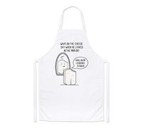 Halloumi Looking Gouda Cheese Joke Chefs Apron