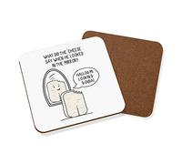Halloumi Looking Gouda Cheese Joke Coaster Drinks Mat
