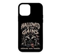 Hallowed Be Thy Gains Weightlifting Fitness USA Bodybuilder Case for iPhone 12 mini