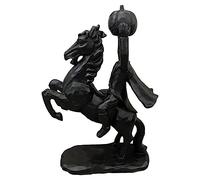 Hallowee Headless Horseman Statue Resin, Headless Horseman Halloween Statue He Man Ornament (Black, One Size)