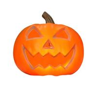Hallowee Helloween Decoration Trick or Halloween III Season of The Witch Jolly Jack O' Light Up Singing Pumpkin Statues and Sculptures Middle Finger Halloween Door Decorations (E, One Size)