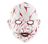 Halloweeen 2er Pack Halloween Face Creepy Doll Baby Scary Masquerade Novelty funny toy Speaking Buttons for Dogs (AS Show, One Size)