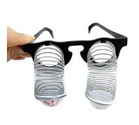 Halloweeen Glasses Eyeball Halloween Scary 2PC Party Novelty Toy for Ultimate Experience (AS SHOW, One Size)
