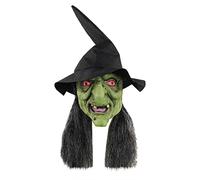 Halloweeen Halloween Party 9 Halloween Witch Facemark Horror Head Coverings Compulsion Prank Funny Head Coverings Eye Holiday Party Dress Up 9 (A, One Size)