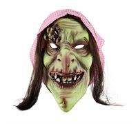 Halloweeen Halloween Party 9 Halloween Witch Facemark Horror Head Coverings Compulsion Prank Funny Head Coverings Eye Holiday Party Dress Up Favors (A, One Size)