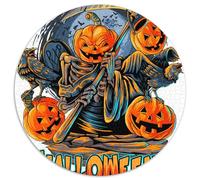 Halloween 1000 Pieces Dope Jigsaw Puzzles Stress Reliever Family Game Colourful Gift for Adults 1000pcs (67.5x67.5cm)