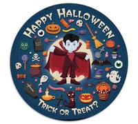 Halloween 1000 Pieces Dope Jigsaw Puzzles Stress Reliever Family Game Difficult Challenge for Travel Gifts For Adults And Kids 1000pcs (67.5x67.5cm)