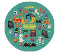 Halloween 1000 Pieces Dope Jigsaw Puzzles Stress Reliever Family Game Unique for Adults Or Families 1000pcs (67.5x67.5cm)
