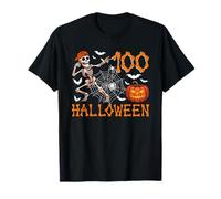 Halloween 100th Birthday Funny Skeleton Horror Carved Pumpki T-Shirt