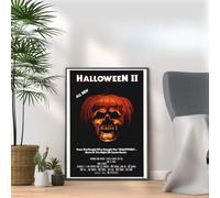 Halloween 2, Horror Movie Print, Scary Thriller Film Poster, A4 and A3 Size Frame Options Available,Great Home, Pub, Café, Bar Wall Art Print, House gift for horror lovers (A4 Print Only)