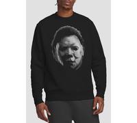 Halloween 2 Michael Myers The Shape Large Face Sweatshirt, Black | Size: Small Halloween Black S