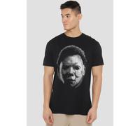 Halloween 2 Michael Myers The Shape Large Face T-Shirt, Black | Size: 4XL Halloween Black 4XL