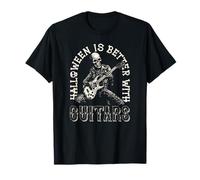 Halloween 2024 Guitar Picks Funny Rock Guitarist Halloween T-Shirt
