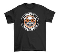 Halloween_238 T-Shirt: Spooktacular Fun! 100% Cotton, Funny Design, Perfect for Trick-or-Treating or Haunted Houses. Boo! Black