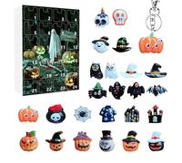 Halloween - 24 Day Countdown Calendar | Immersive Halloween Count-Elbow | 24 Minute Numbers Collection | Spooky Gift for Shelf, Fireplace
