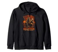 Halloween 250th Anniversary Bigfoot USA Flag Halloween Zip Hoodie