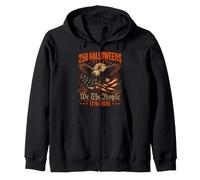Halloween 250th Anniversary Eagle USA Flag Halloween Zip Hoodie