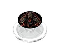 Halloween 3 Heads Hellhound Cerberus Gothic Horror WereWolf PopSockets PopGrip for MagSafe