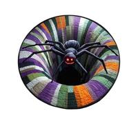 Halloween 3D Illusion Round Rug, Soft And Non-Slip Decorative Doormat