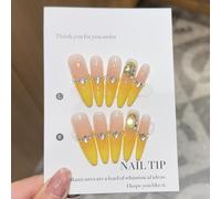 Halloween 3D Press on Claw Nails Set, 10Pcs M Reusable Dragon Eagle Cat Claw Designs in Glossy Black,Long Stiletto Gothic Fake Press on Nails for Women Style 7