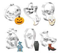 Halloween 6 Pieces Halloween Pumpkin Skull Ghost House