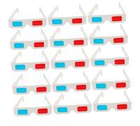 Halloween 60pcs 3d Movie Glasses Paper Anaglyph for Ages | Portable Lightweight Design, Universal Fit for Outdoor Cinema and Movie Viewing, 60pcs Set