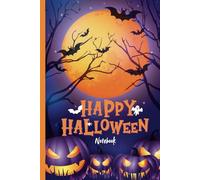 Halloween 6x9 Blank Lined Notebook: Spooky Edition: Creative Writing Journal and Festive Sketchbook for Kids and Adults
