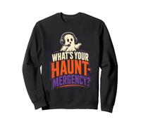 Halloween 911 Dispatcher What's Your Haunt-mergency Ghost Sweatshirt