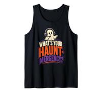 Halloween 911 Dispatcher What's Your Haunt-mergency Ghost Tank Top