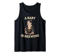 Halloween A Baby is Brewing Pregnancy Cauldron Mom Tank Top