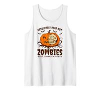 Halloween Absolutely Dead, But Still Think I’m Tasty Tank Top