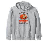 Halloween Absolutely Dead, Spooky Season Keeps Me Alive Zip Hoodie