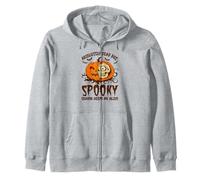 Halloween Absolutely Dead, Spooky Season Keeps Me Alive Zip Hoodie