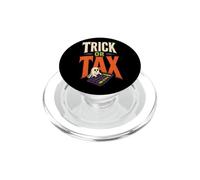 Halloween Accountant Trick Or Tax Spooky Ghost Gift PopSockets PopGrip for MagSafe
