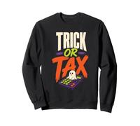 Halloween Accountant Trick Or Tax Spooky Ghost Gift Sweatshirt